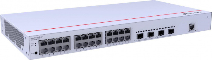 Huawei Коммутатор Huawei S310-24T4S (L2+ , 24*10/100/1000BASE-T ports, 4*GE SFP ports, AC power)