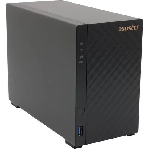Asustor Сетевой накопитель ASUSTOR AS1102T, 2хHDD, 2xUSB 3.2, 1x2.5G/1G/100M, Realtek RTD1296, 1 Gb DDR4