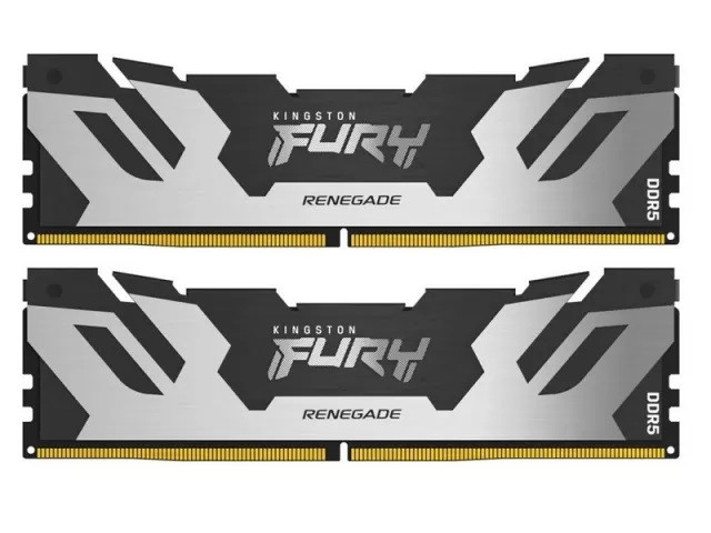 Kingston ОЗУ Kingston FURY Renegade RGB 48Гб (24GB x2) DIMM DDR5, 6400MT/s, CL32, 1.35 В, KF564C32RSK2-48