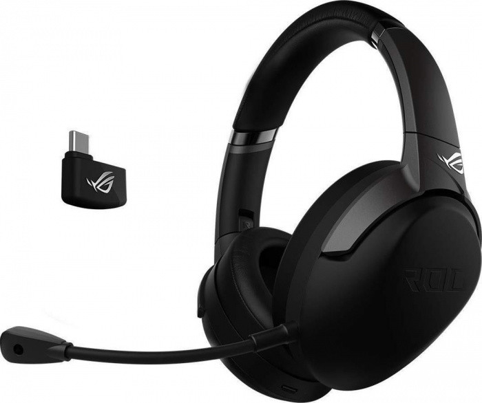 asus Игровые наушники ASUS ROG Strix Go/2,4 ГГц/USB-C/совместимость с Nintendo Switch, Mac и PS4, Xbox One