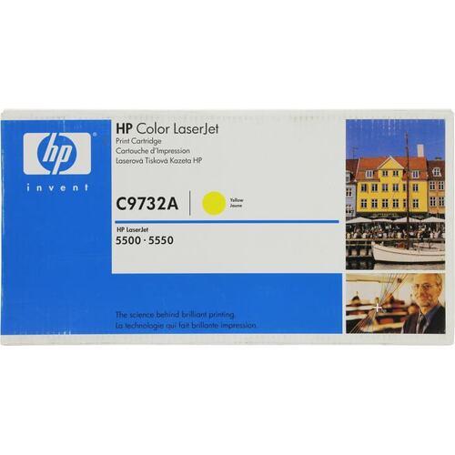 hp Картридж лазерный HP C9732A, Жёлтый, на 12000 страниц (5% заполнение) для HP Color LaserJet 5500,