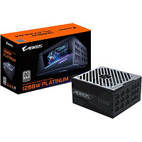 gigabyte Модульный Блок Питания Gigabyte AORUS P1200W 80+ PLATINUM, with APFC, 140mm Double ball bearing Fan,