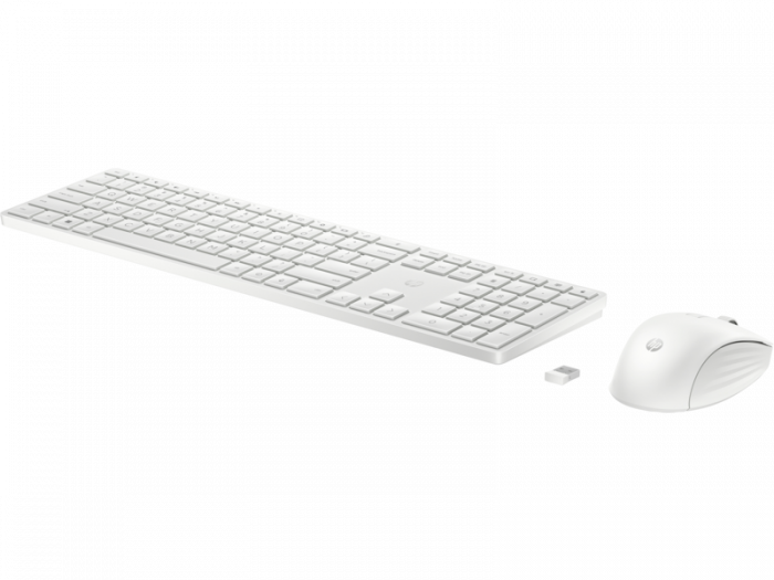 hp Клавиатура и мышь HP 4R016AA 650 Wireless Keyboard and Mouse Combo WHT RUSS