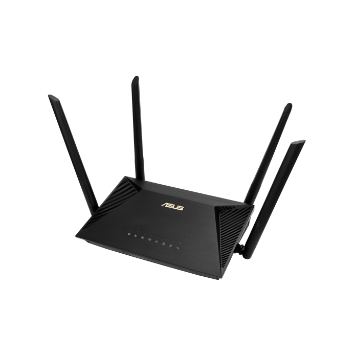 asus Маршрутизатор ASUS RT-AX53U AX1800,dual-core CPU,AiMesh,OFDMA,RJ45 Gb WANx1,RJ45 Gb LANx4,USBx1