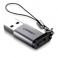 ugreen Адаптер UGREEN US276 USB 3.0-A to USB-C M/F, 50533, Gray