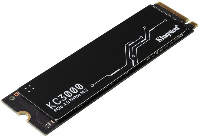 Kingston Твердотельный накопитель SSD Kingston KC3000 1TB M.2 2280 NVMe PCIe Gen 4.0 x4 3D TLC NAND, Read Up