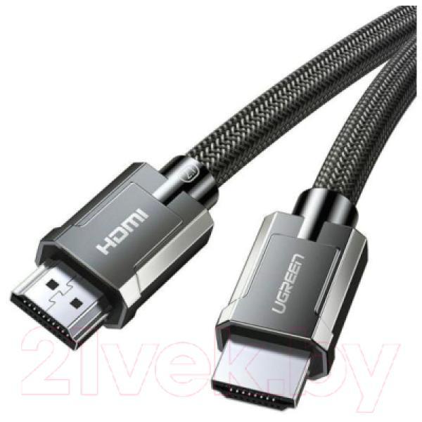 ugreen Кабель Ugreen HD135 8K HDMI M/M Round Cable with Braided, 1m, Gray, 70319
