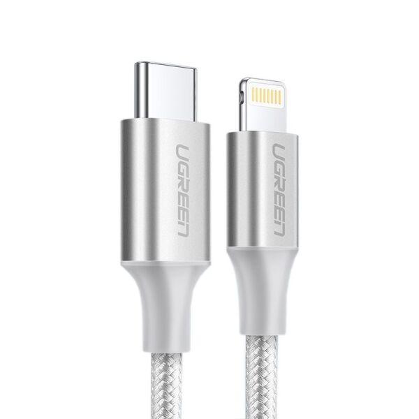ugreen Кабель Ugreen US304 Lightning To Type-C 2.0 Male Cable 1.5M, 70524