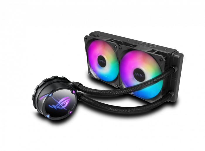 asus СЖО ASUS ROG STRIX LC II 240 ARGB, AIO, 120mm fan, ARGB, 1700 socket BOX