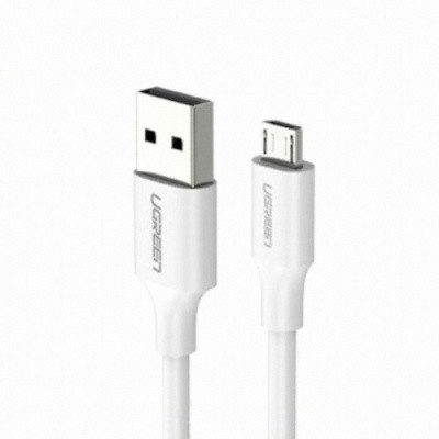 ugreen Кабель Ugreen US289 Micro USB Male To USB 2.0 A  Male Cable 2M (White), 60143