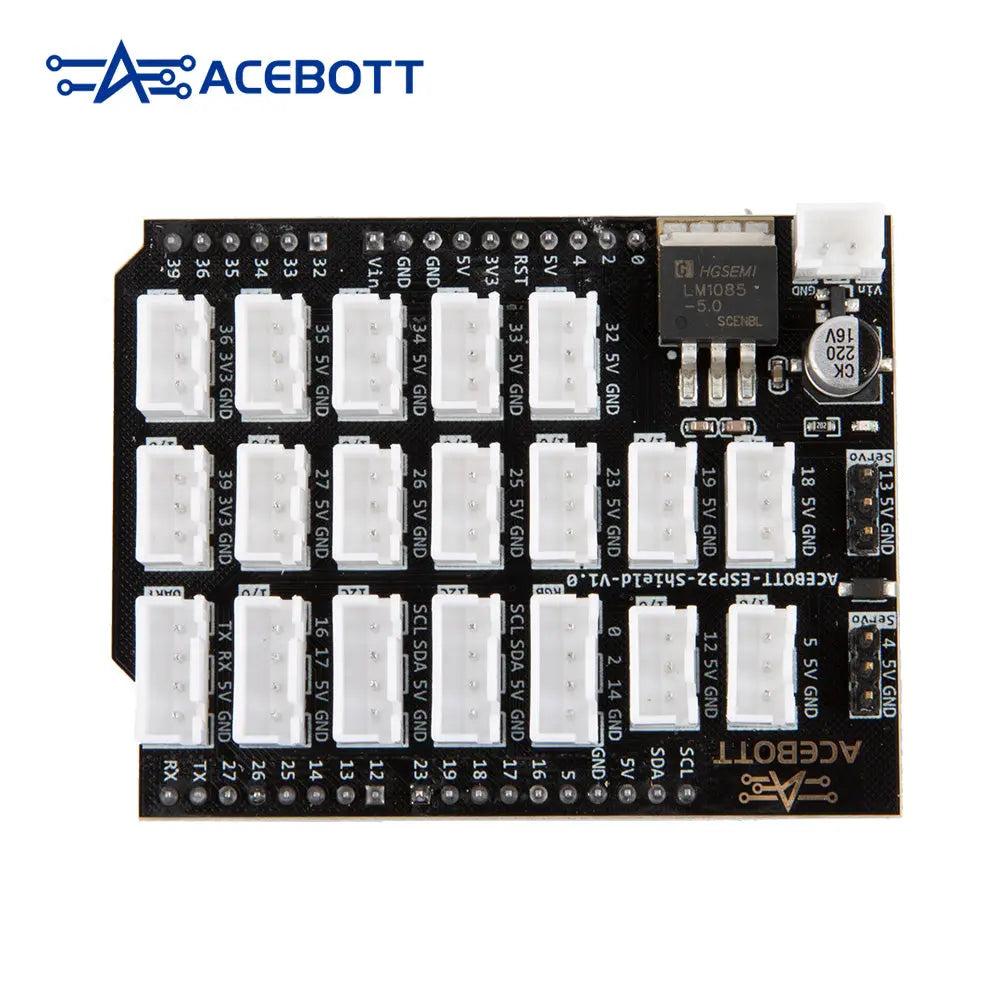 QA017 Easy-Plug ESP32 Shield Board V1.0 для QA008 ACEBOTT ESP32 Max V1.0