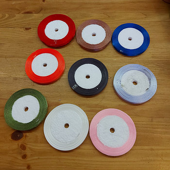 Атласные подарочные упаковочные ленты (тканевые)