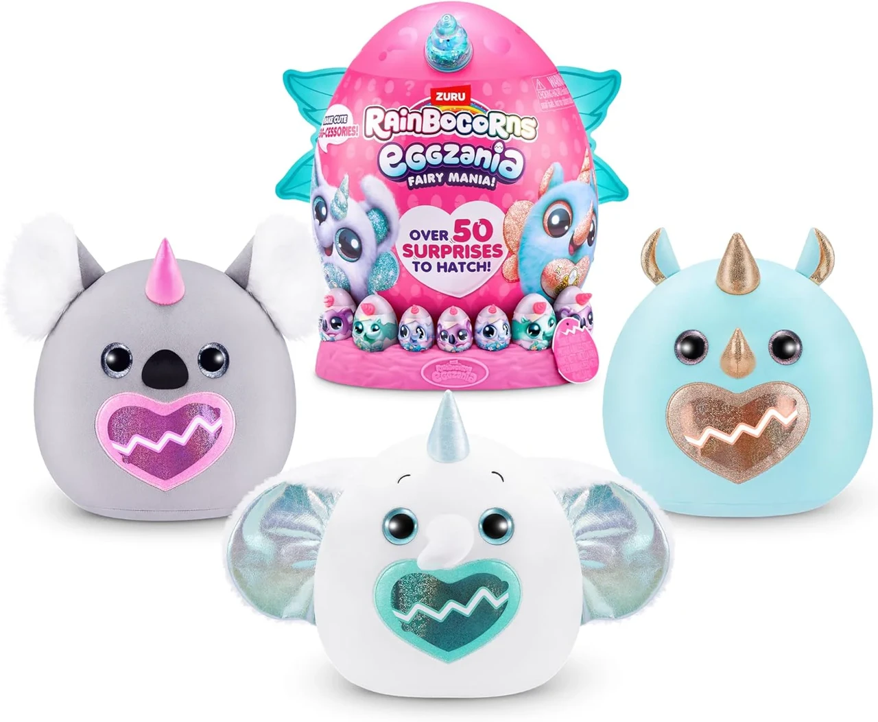 Огромное яйцо Eggzania Zuru Мягкая игрушка сюрприз