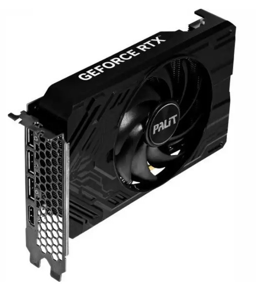 Видеокарта, PALIT, RTX4060Ti STORMX OC 8G (4710562243956), (NE6406TS19P1-1060F), GDDR6, 128bit, 3-DP, HDMI,