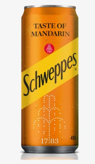 Schweppes Мандарин 450 мл / KZ / (12 шт в упаковке)