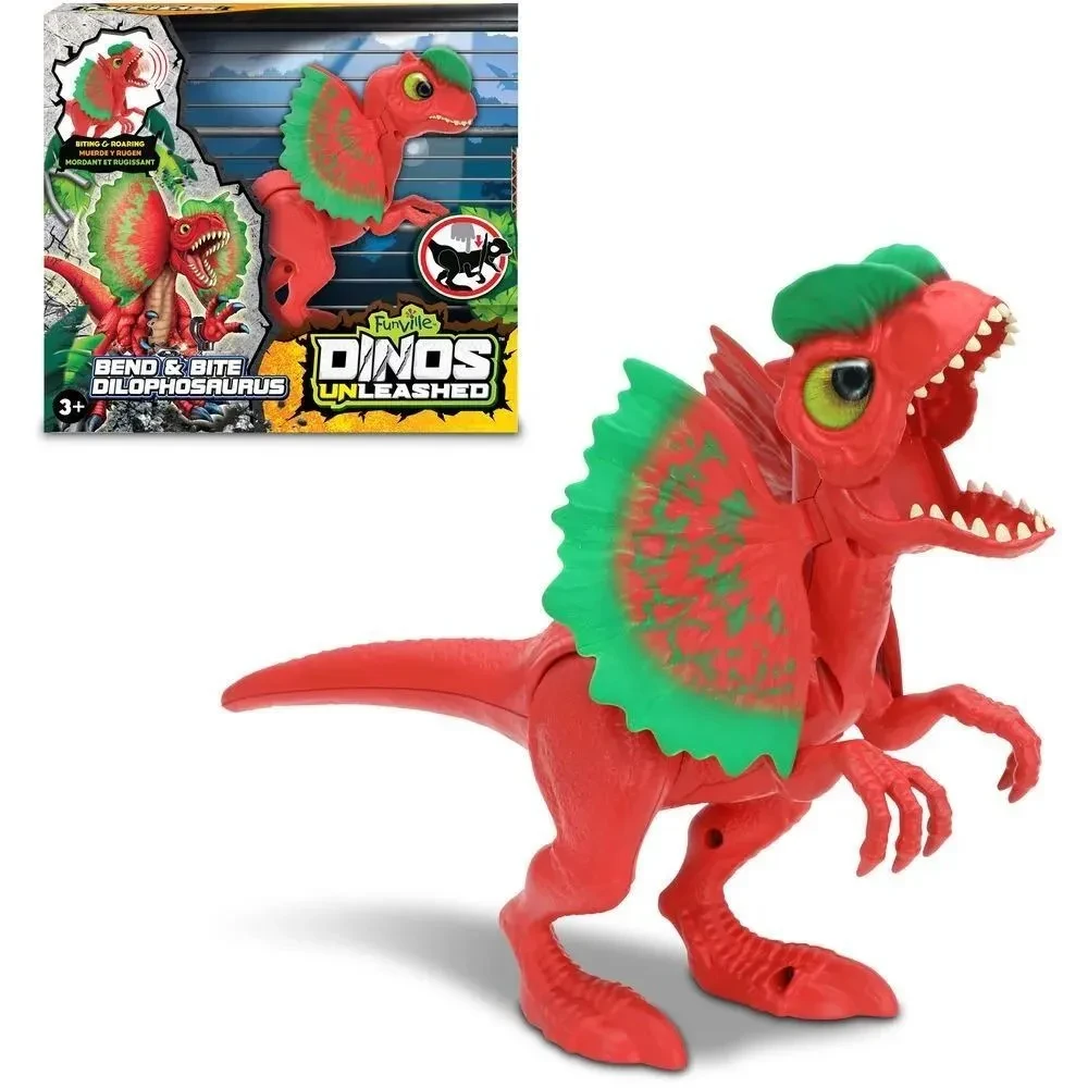 Игрушка Dinos Unleashed динозавр Дилофозавр со звуковыми эффектами