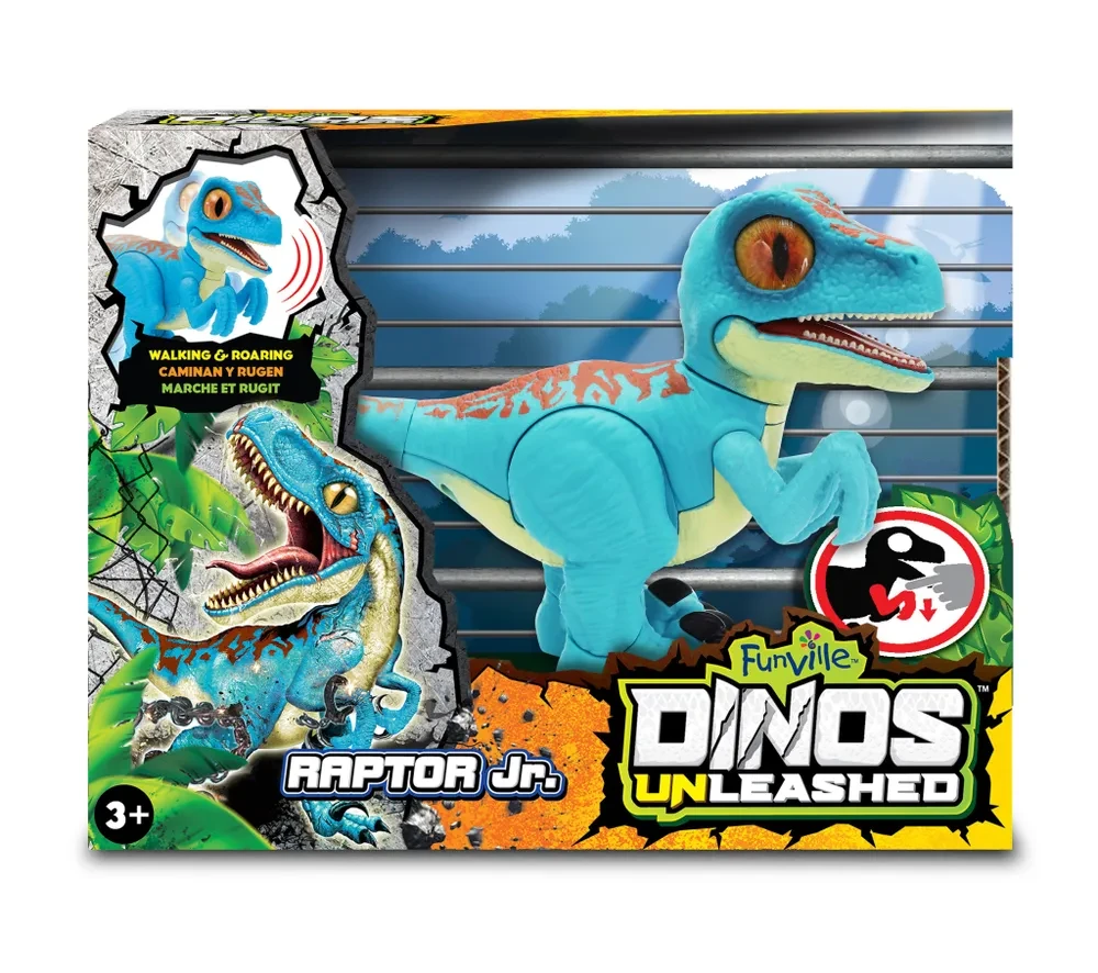 Игрушка Dinos Unleashed динозавр Раптор со звуковыми эффектами и электромеханизмами