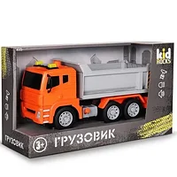 Игрушка-грузовик KID ROCKS, масштаб 1:12,со звуком и светом, инерц. механизм