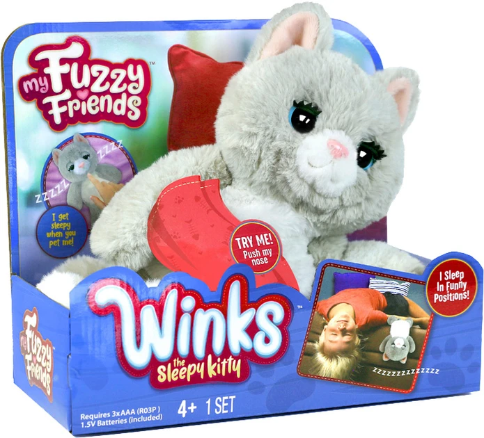 Интерактивная игрушка My Fuzzy Friends Сонный котенок Винкс