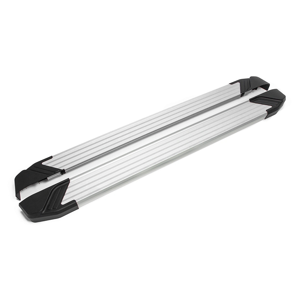 Пороги на Hyundai Santa Fe 2024 "Silver"