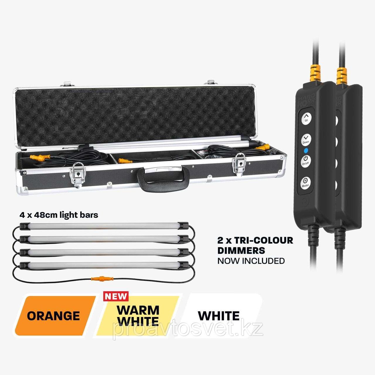 HardKorr Camp light Kit Светодиодное освещение лагеря и кемпинга, кейс набор 4шт