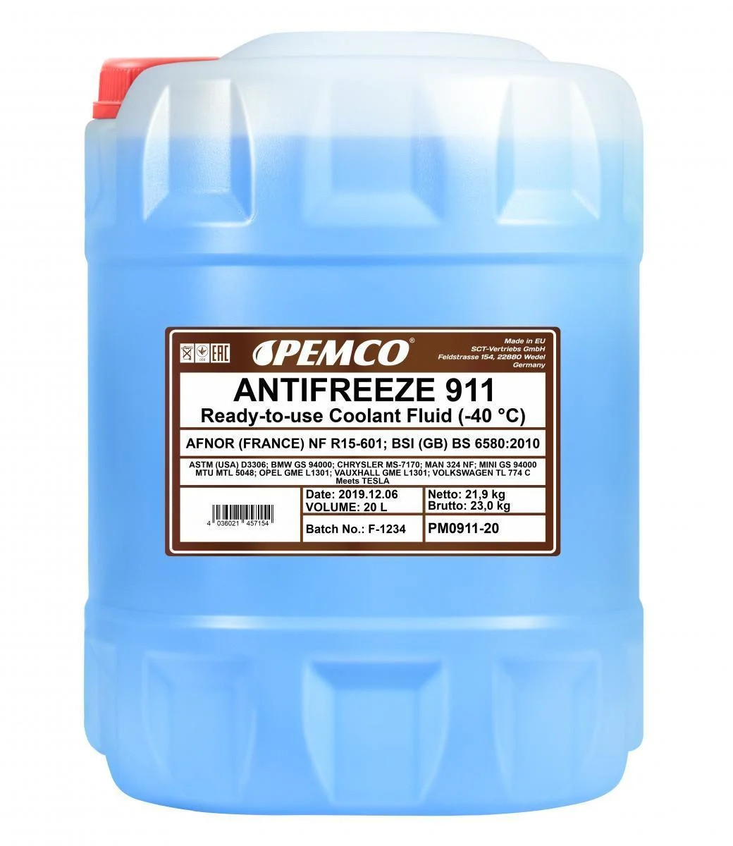 PEMCO ANTIFREEZE 911 / TRUCK ANTEFREEZE 911/913, фото 1