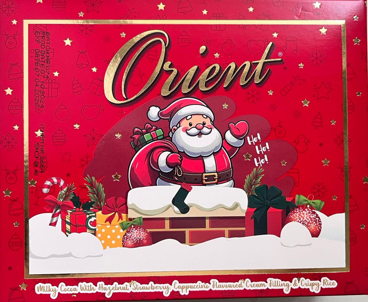 Конфеты шоколадные Orient Дед Мороз 90 гр  (красная) /Турция/