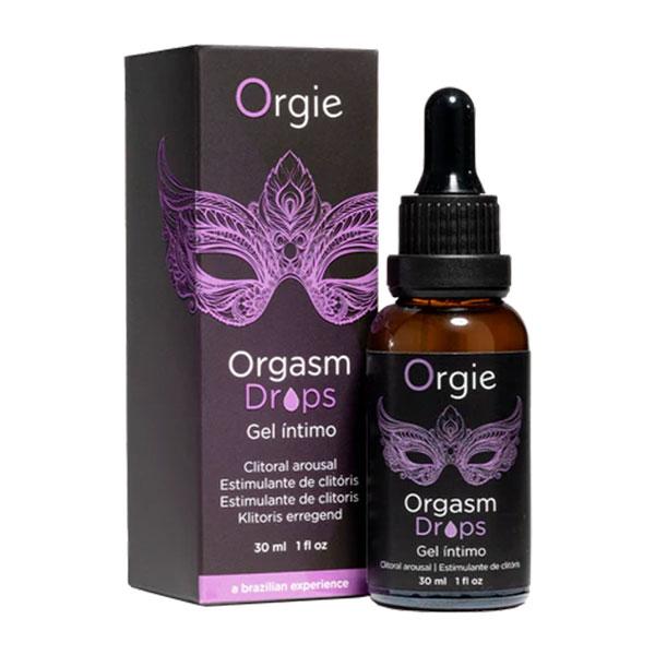 Возбуждающие капли ORGASM DROPS GEL INTIMO на клитор, 30мл, Португалия, фото 1
