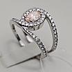 Золотое кольцо 585пр с lab grown бриллиантами 0.51Сt VVS1/Pink 0.76ct VVS1/F, EX 17,5р., фото 3