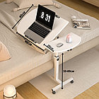 Стол для ноутбука приставной ART-Wave T01-white