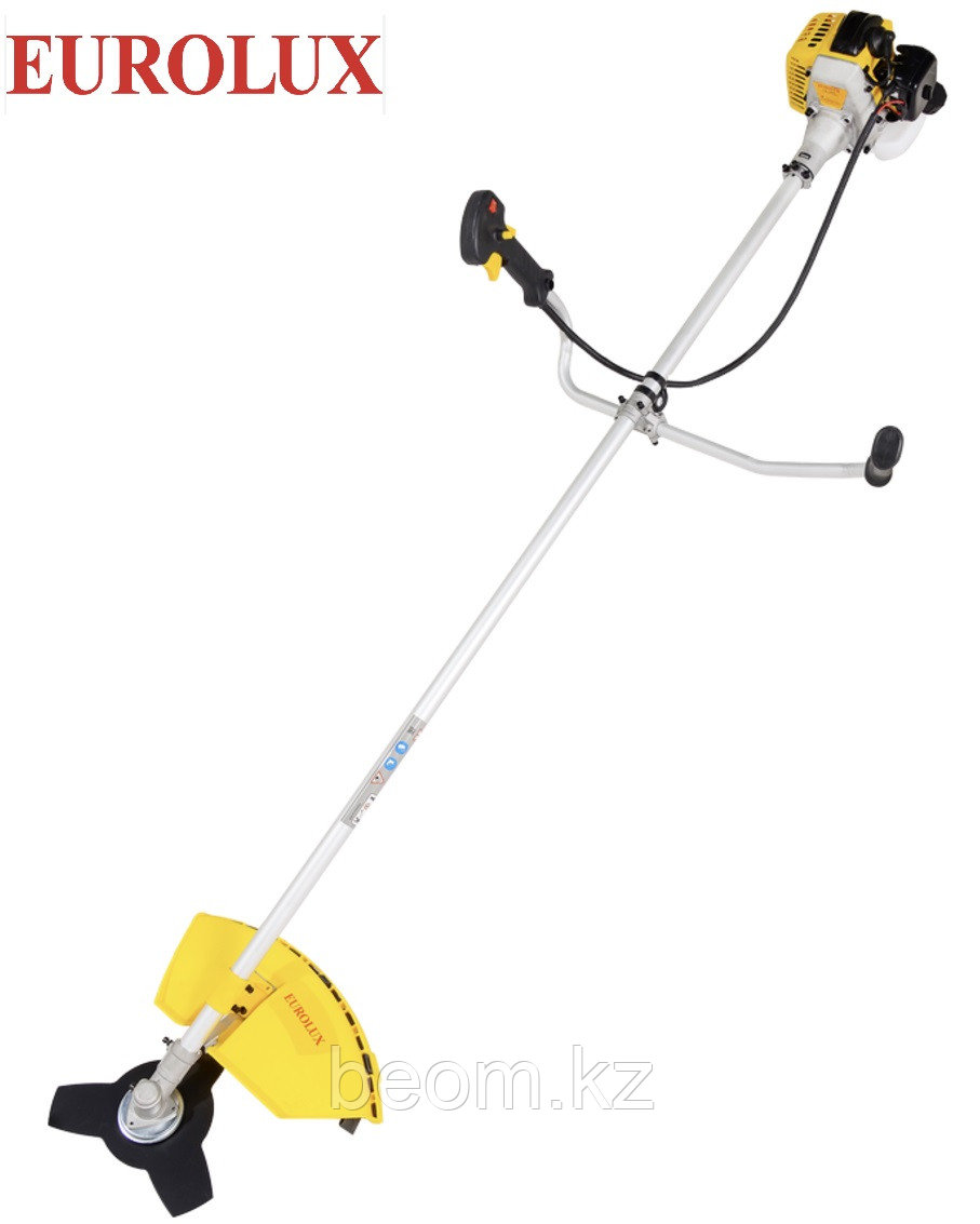 Триммер бензиновый Eurolux TR-1500T ( 2200 Вт | Вес, 6.3 кг | Прямая штанга | Диск 3Т | Леска )
