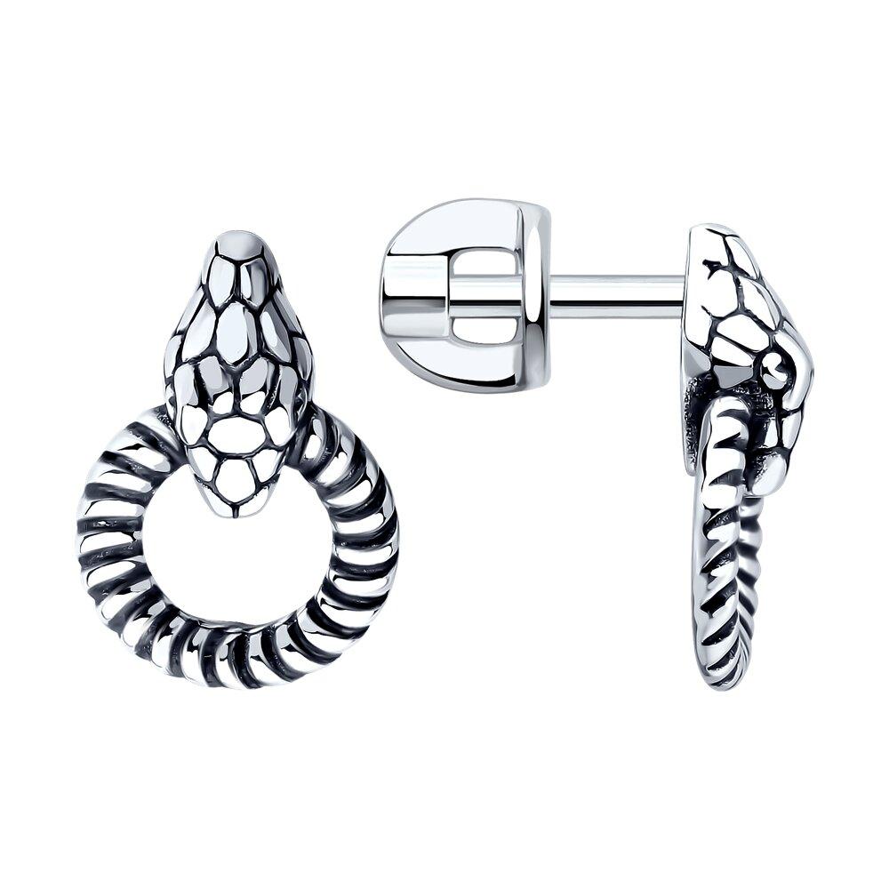 Серьги из серебра  95-122-02293-1, фото 1