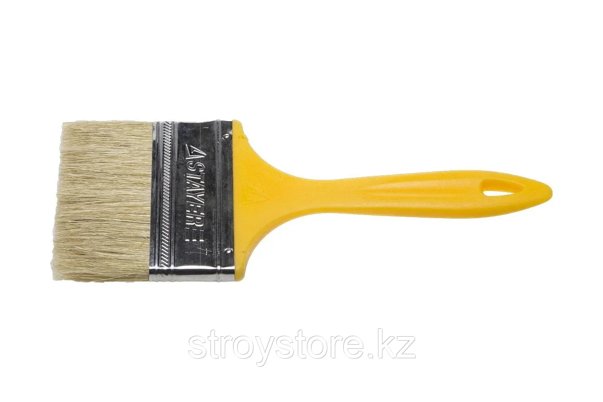 Кисть плоская, светлая натуральная щетина, пластмассовая ручка, STAYER UNIVERSAL MASTER 100 мм, 4"