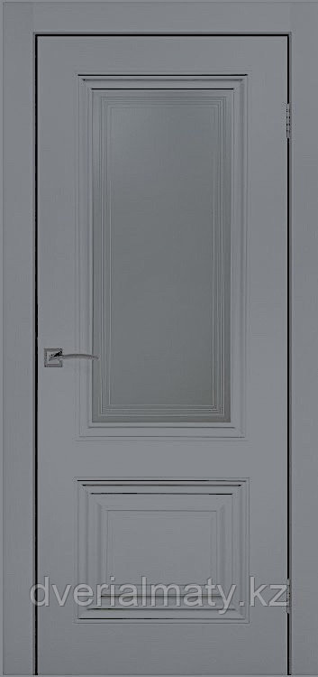 Камри ККТ Графит 2.0  ДО со стеклом. Дверь межкомнатная, фото 1