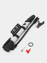 Ручной насос для мячей, матраса, велосипеда с иглой