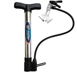 Насос для накачивания мячей, матраса, велосипеда с иглой 53см