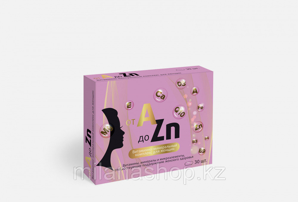 Витамир ( Vitamir )  Витаминный комплекс A-Zn, для здоровья женщин, 30 таблеток, фото 1