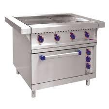 Плита электрическая ЭП-4ЖШ четырехконфорочная с жарочным шкафом (лицевая нерж, серия 900)