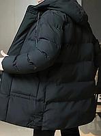 Мужская Удлиненная Парка Пуховик Большого Размера Турция
