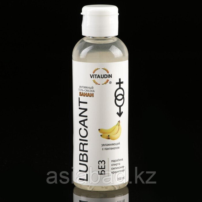 Интимный гель-смазка "Vita Udin" с ароматом банана (крышка флип-топ) 200 мл, фото 1