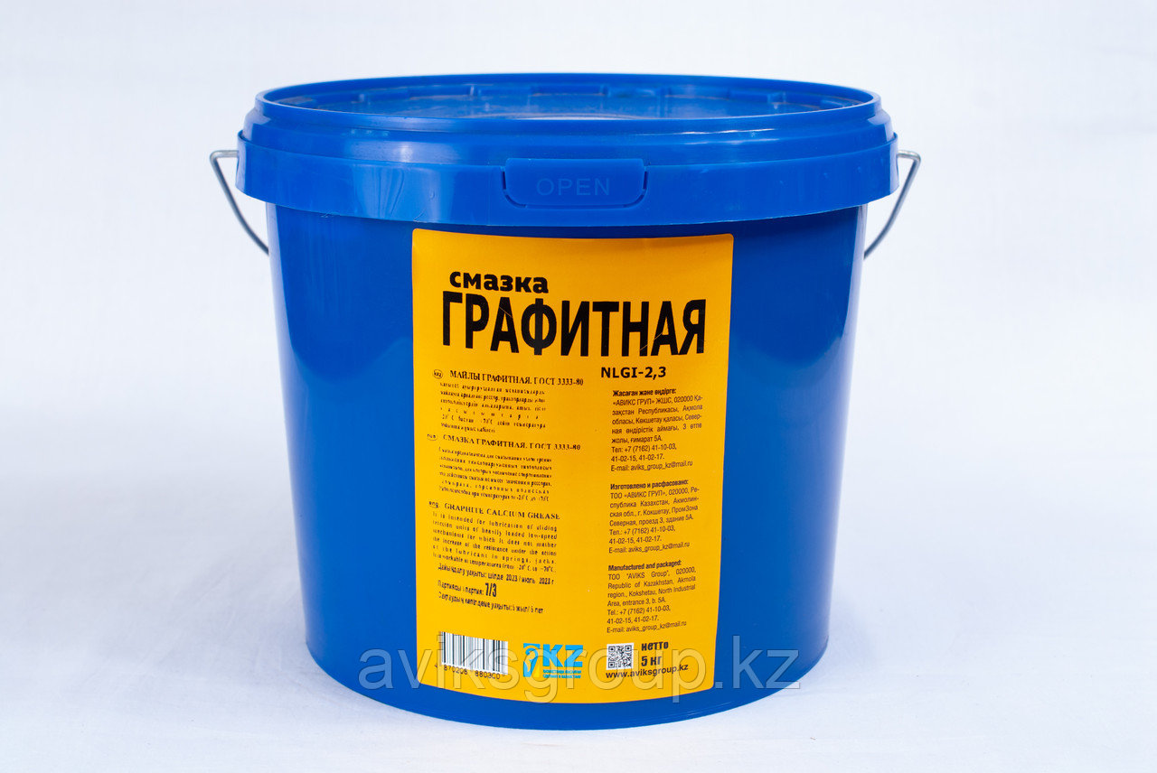 Смазка Графитная, ведро 5 кг