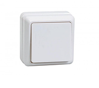 Выключатель Заря 1-клавишный, накладной НН-01