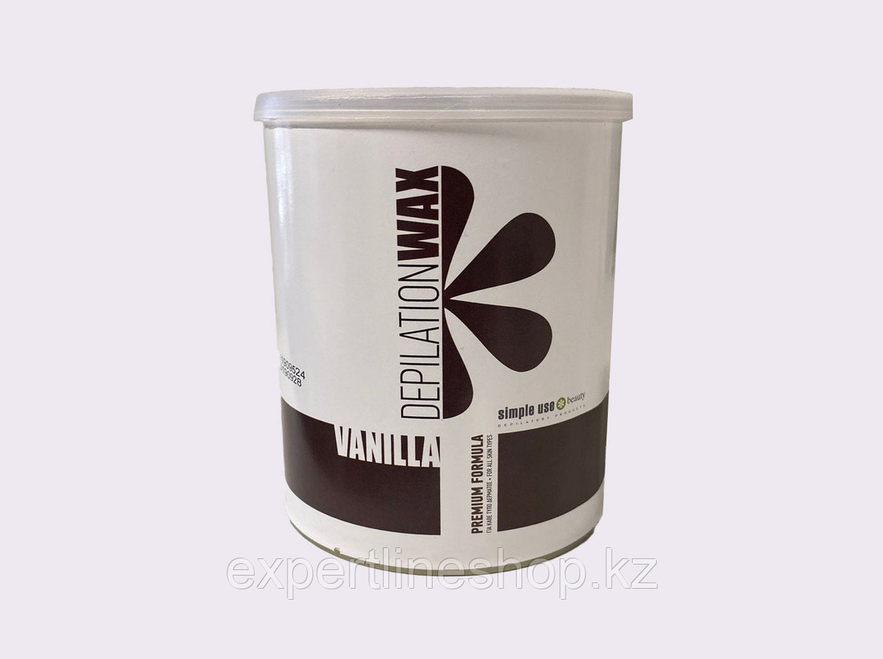 Воск для депиляции SIMPLE USE BEAUTY - VANILLA (ваниль), теплый, банка, 800 мл БЫВШЕЕ КАРИТЕ!