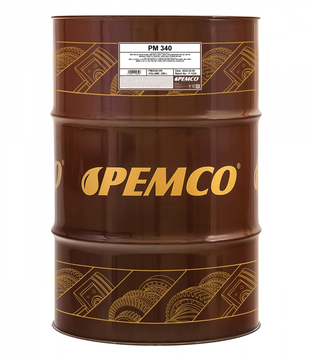 PEMCO iDrive 340 SAE 5W40 канистра 208L, фото 1