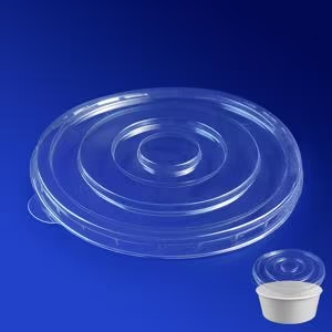 Крышка PP ANTIFOG плоская OSQ ROUND BOWL 300, 400, 500 (600 шт/кор.)
