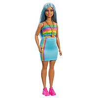 Barbie: Fashionistas. Барби в радужном наряде
