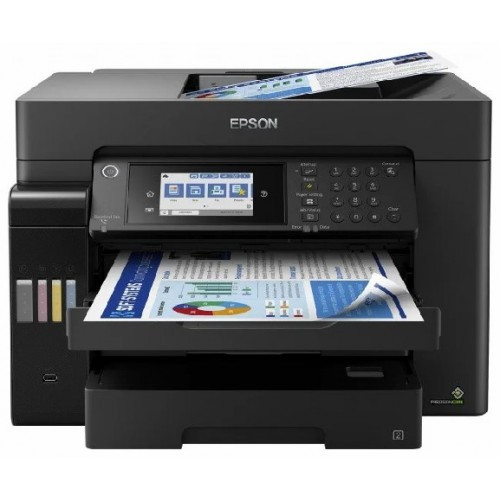 Epson Струйное цветное МФУ Epson L15160 C11CH71404 А3+, до 32 стр/мин, сканер А3, fax, WIFI, Ethernet, Duplex