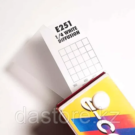 Rosco E251 1/4 WHITE DIFFUSION светофильтр, метр, фото 1
