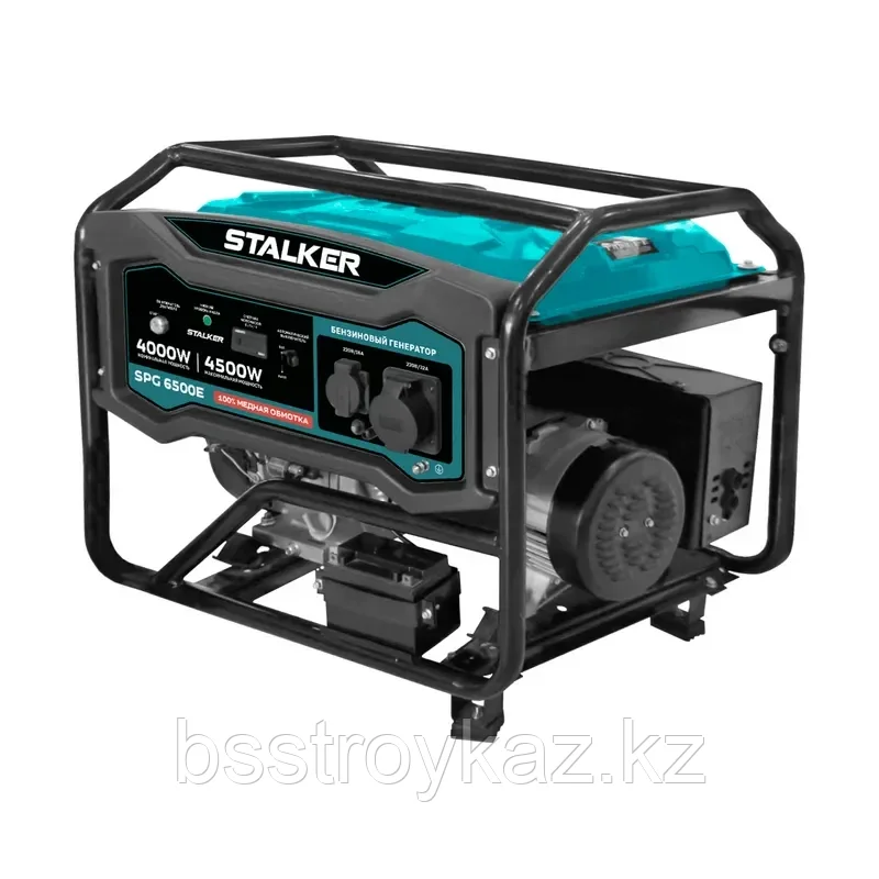 Бензиновый генератор STALKER SPG-6500E / 4кВт / 220В