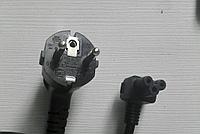 Провод сетевой к ноутбуку C5 3-pin, угловой DC ( тип Г), угловой C5 ( тип Г )